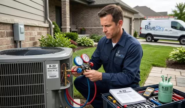 Air Conditioner Service – Why It’s Especially Important if Your System Uses R-22 – Bluesky Cooling Comfort