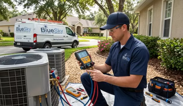 Why is There Hot Air Blowing from My AC Unit? – Bluesky Cooling Comfort