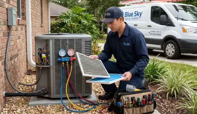 Is Your HVAC Filter Helping or Hurting? – Bluesky Cooling Comfort
