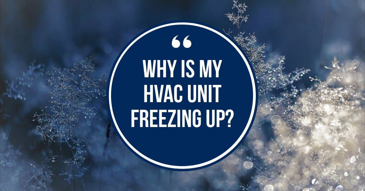 Hvac Unit Freezing